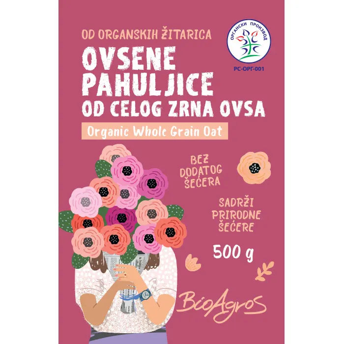 Organske ovsene pahuljice 500g